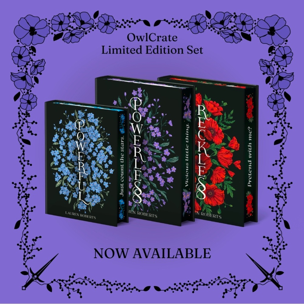 SIGNED Owlcrate Limited Edition Powerless by Lauren Roberts Set